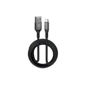 cable trenzado usb a a usb c klip xtreme powergo 050 (3 metros / 30w)