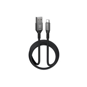 cable trenzado usb a a usb c klip xtreme powergo 050 (1.8 metros / 30w)