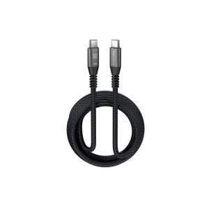 cable klip xtreme kac 250 10ft usb a a usb c con acabado de nailon trenzado (3 metros)