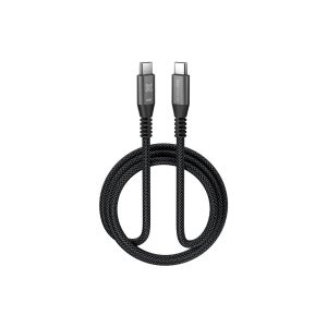 cable trenzado usb c a usb c klip xtreme powergo 250 (1 metro / 60w / pd)