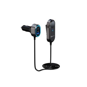 cargador de auto klip xtreme powercar kcc 100 con 6 puertos usb y 100w pd (carga rápida)
