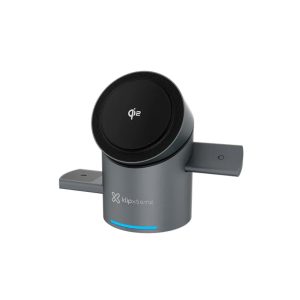 klip xtreme powerdesk spin estación de carga inalámbrica 3 en 1 qi2