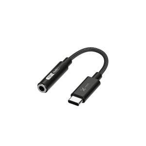 adaptador de audio xtech xtc 509 usb c macho a jack 3,5 mm hembra