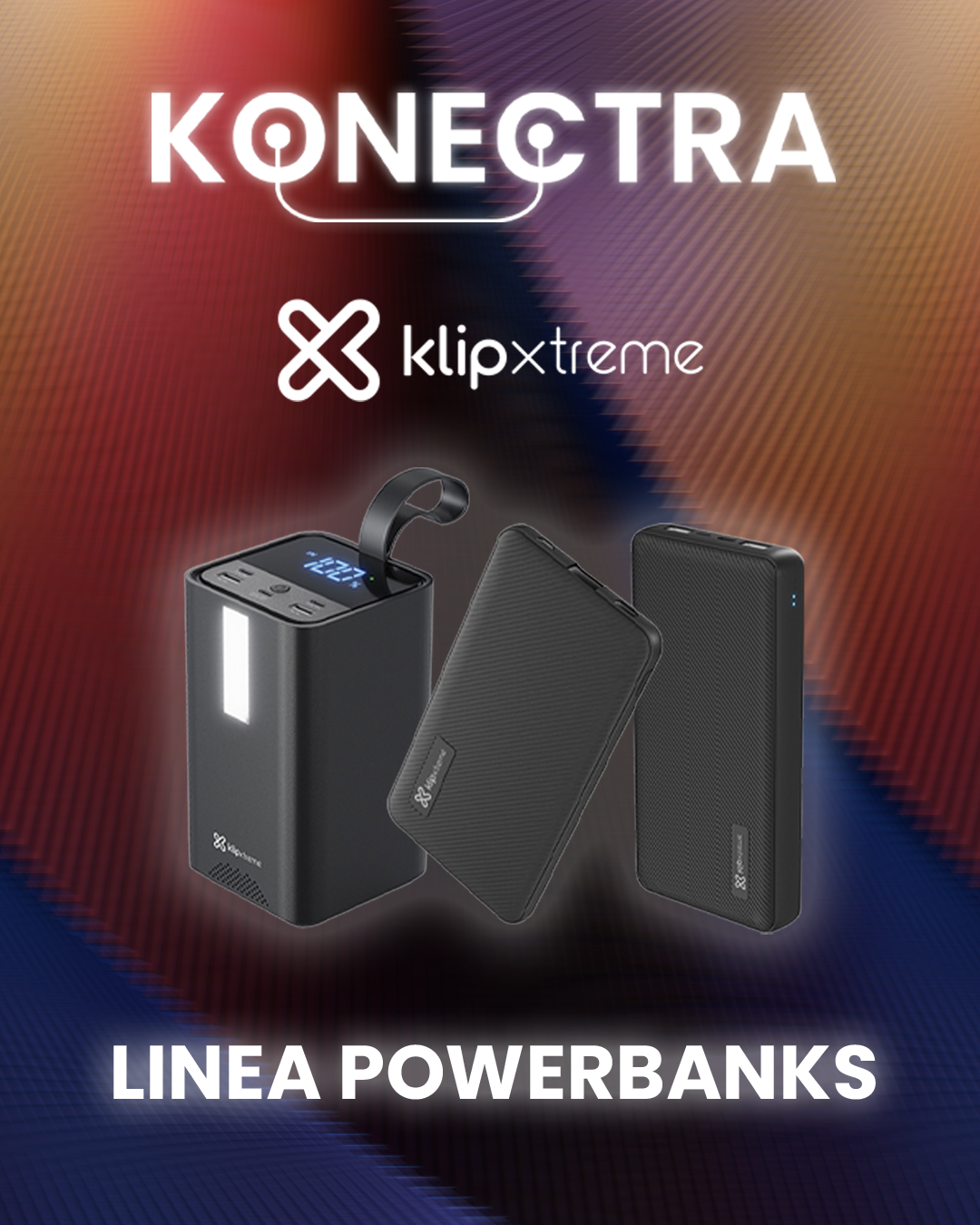 banner vertical powerbanks konectra