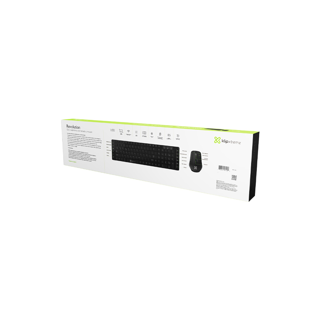kit inalámbrico de teclado y mouse klip xtreme revolution kck 270s kit inalámbrico de teclado y mouse klip xtreme revolution kck 270s