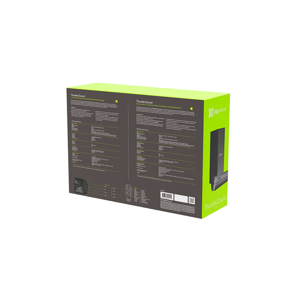 barra de sonido 2.1 klip xtreme thunderzound ksb 050 con subwoofer y bluetooth barra de sonido 2.1 klip xtreme thunderzound ksb 050 con subwoofer y bluetooth