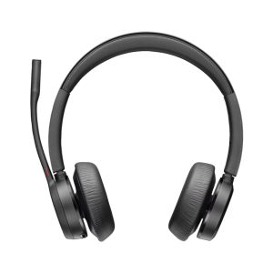 poly voyager 4320 m headset on ear bluetooth wireless, wired usb c, usb a via bluetooth adap