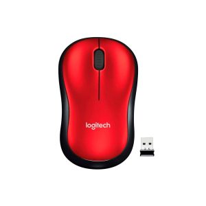 logitech mouse inalambrico m185 rojo