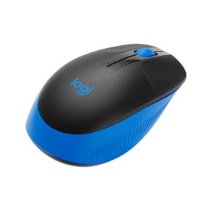 logitech mouse inalambrico m190 negro/azul