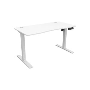xtech elect sit stand desk with height memory xtf cd211