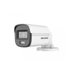 cámara de seguridad bullet hikvision turbo hd 2mp colorvu con audio (ds 2ce10df0t lpfs)