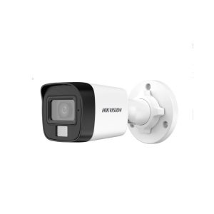 cámara de seguridad bullet hikvision turbo hd 3k 5mp con audio (ds 2ce16k0t lpfs)